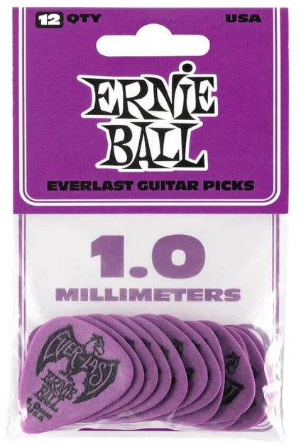 Медіатори Ernie Ball 9193 Red Everlast Guitar Player's Pack 1.0 mm (12 шт.) - Фото 1 Медіатори Ernie Ball 9193 Red Everlast Guitar Player's Pack 1.0 mm (12 шт.) - зображення 1