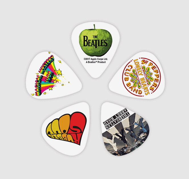 Медиаторы D'Addario 1CWH410B3 Beatles Guitar Picks Albums 10 Pack Medium (10 шт.) - Фото 2 Медиаторы D'Addario 1CWH410B3 Beatles Guitar Picks Albums 10 Pack Medium (10 шт.) - изображение 2