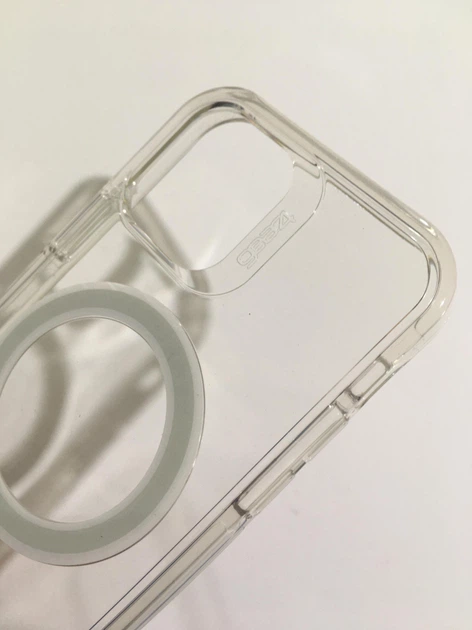 Чохол протиударний Gear4 Crystal Palace Clear Case MagSafe для Apple Iphone 12/12 Pro Прозорий - зображення 4
