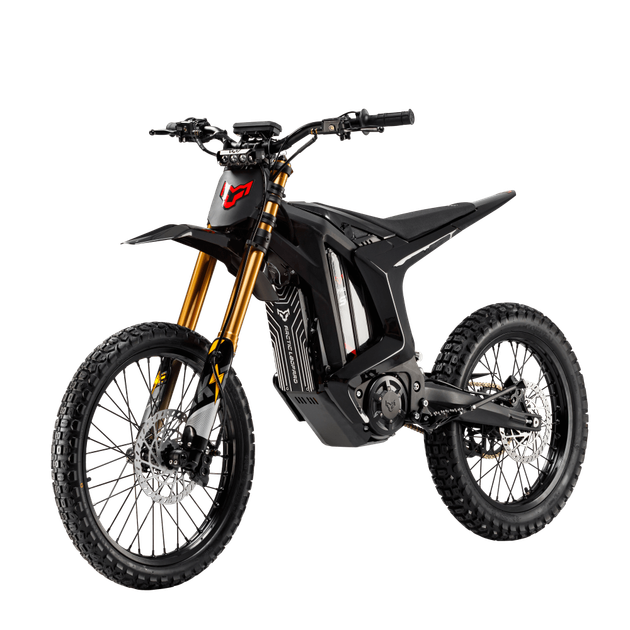 Електромотоцикл Arctic Leopard XE PRO S чорний з золотим – фото