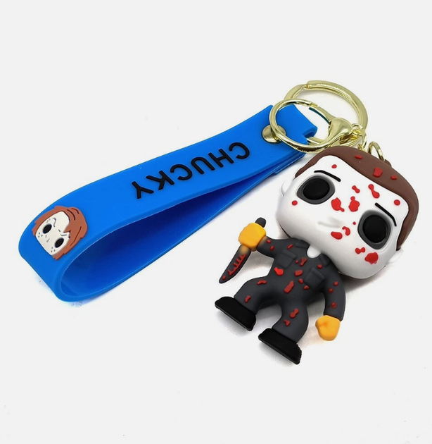 Брелок Майкл Майерс Michael Myers Хэллоуин фигурка игрушка для ключей, рюкзака, сумки6 см - изображение 3