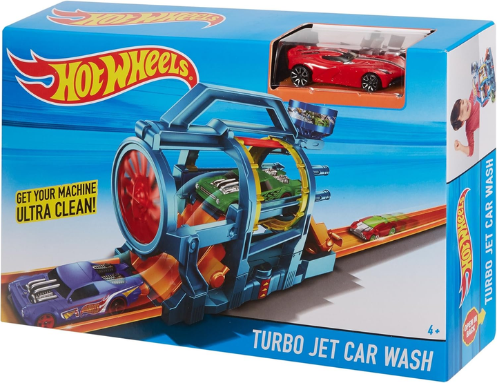 Zestaw do zabawy Mattel Hot Wheels Turbomyjnia (FJN35) (887961539110) - obraz 1