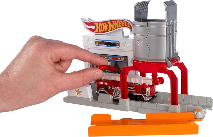 Ігровий набір Mattel Hot Wheels Пожежа На Станції (FJN36) (887961539127) - зображення 7