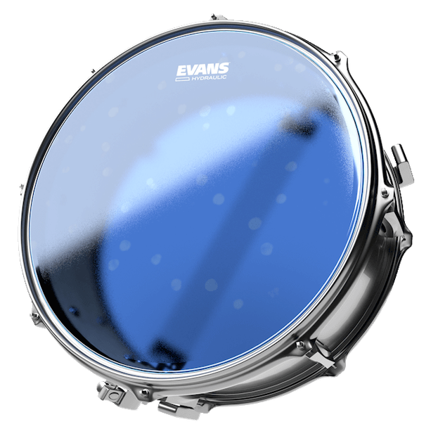 Пластик для малого барабана Evans B14HB 14" Hydraulic Blue Coated - Фото 2 Пластик для малого барабана Evans B14HB 14" Hydraulic Blue Coated - зображення 2