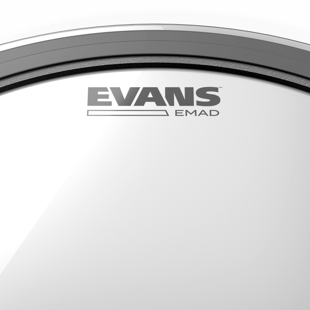 Пластик для бас-барабана Evans BD18EMAD 18" Emad Clear Bass - Фото 3 Пластик для бас-барабана Evans BD18EMAD 18" Emad Clear Bass - зображення 3