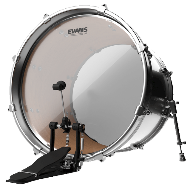 Пластик для бас-барабана Evans BD20G2 20" G2 Clear Bass - зображення 2