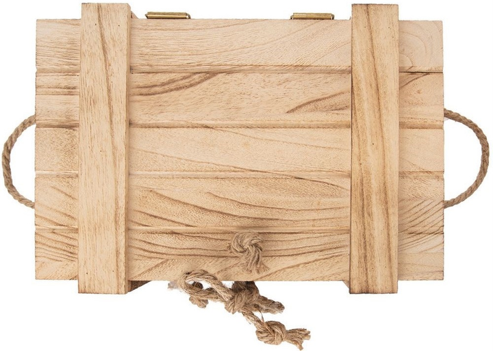 Ящик для зберігання Orion з кришкою дерев'яний 36x26x16 см (8592381167592) - зображення 3