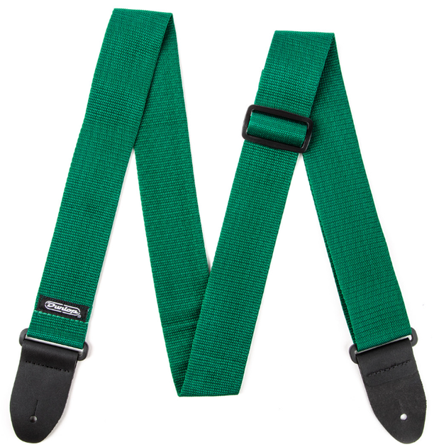 Ремень для гитары Dunlop D07-01RG Guitar Poly Strap Green - изображение 2