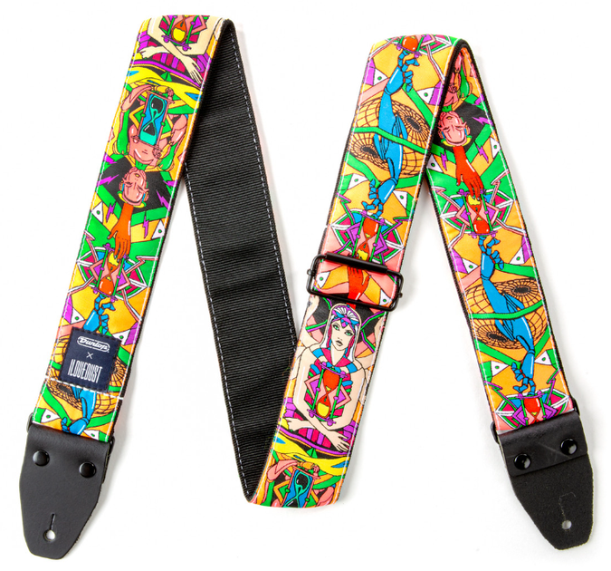 Ремень для гитары Dunlop ILD08 ILOVEDUST Strap Hourglass - изображение 2