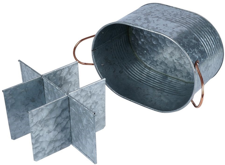 Скринька для пляшок Home & Styling Collection металева на 6 пляшок (8720573454834) - зображення 4