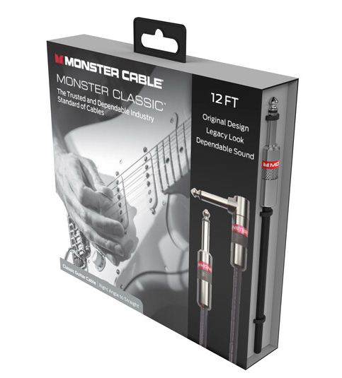 Кабель инструментальный Monster CLAS-I-12AWW Straight Jack - Angled Jack 3.6м. - изображение 3