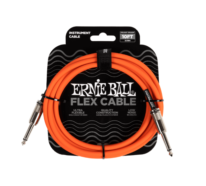 Інструментальний кабель Ernie Ball 6416 Flex Cable Orange 3м (10ft) - Фото 1 Інструментальний кабель Ernie Ball 6416 Flex Cable Orange 3м (10ft) - зображення 1