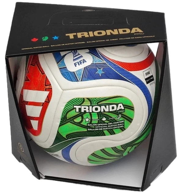 М'яч футбольний Adidas Trionda OMB World Cup 26 JD8021 (розмір 5) FIFA QUALITY PRO - зображення 2