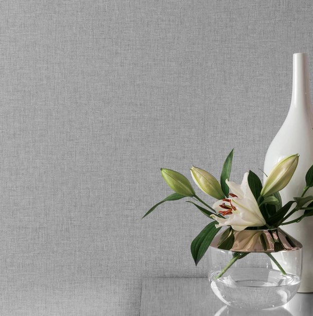 Шпалери однотонні в сірому кольорі Arthouse Bloom 676007 - зображення 3
