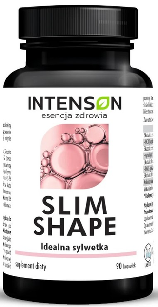 Харчова добавка Intenson Slim Shape Ідеальна фігура 90 капсул (5905454131957) - зображення 1