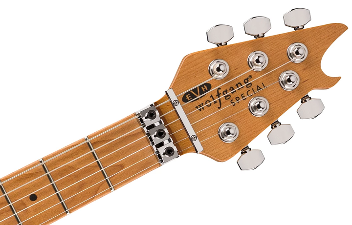 Электрогитара EVH Wolfgang Special QM, Baked Maple Fingerboard Tiger Eye Glow - изображение 5