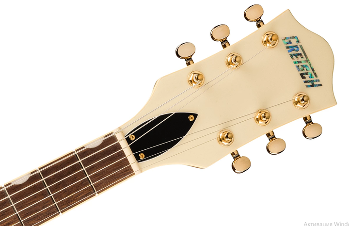 Електрогітара Gretsch Electromatic Pristine LTD Center Block Double-cut Bigsby White Gold - зображення 5