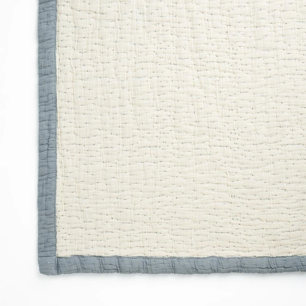 Покрывало MBM HOME "Дзен" 180х250 см айвори/облачный серый (BL-FS-25 IVORY/CLOUDY GRAY) - изображение 4