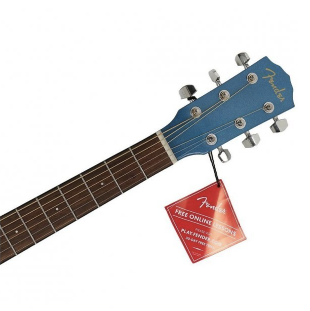 Акустическая гитара FENDER CD-60S FSR BLUE PEARL YELLOW PICKGUARD - изображение 3