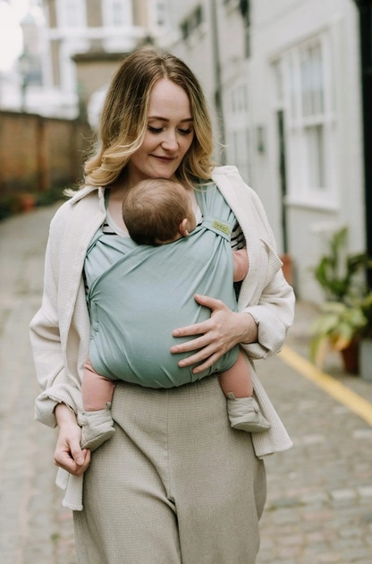 Nosidełko dla dziecka Boba Bliss zielone (817579015218) - obraz 2