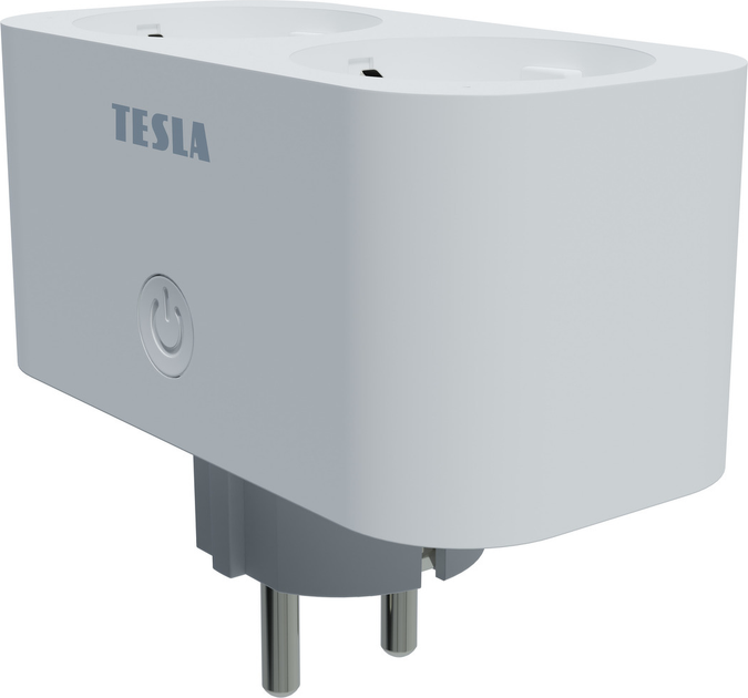 Inteligentne podwójne gniazdko Tesla Smart Plug Dual SD300 Wi-Fi 3680 W (TSL-SPL-SPD300) - obraz 3