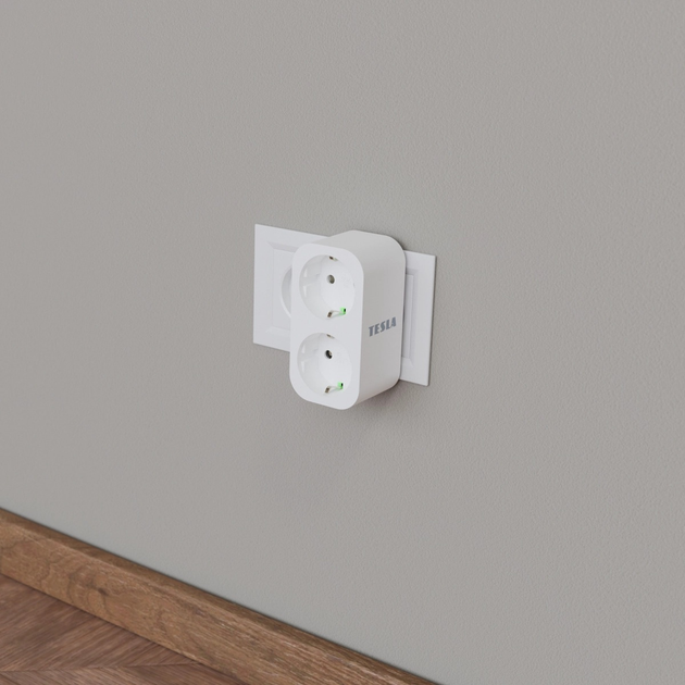 Inteligentne podwójne gniazdko Tesla Smart Plug Dual SD300 Wi-Fi 3680 W (TSL-SPL-SPD300) - obraz 7
