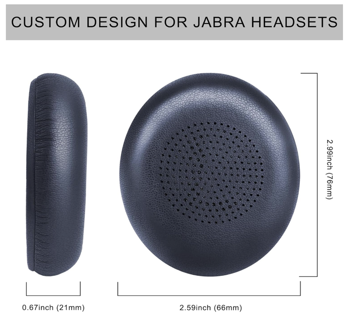 Амбушюры для наушников Jabra Evolve2 40 Series, Evolve2 65 Series, Elite 45h blue синие - Фото 6 Амбушюры для наушников Jabra Evolve2 40 Series, Evolve2 65 Series, Elite 45h blue синие - изображение 6