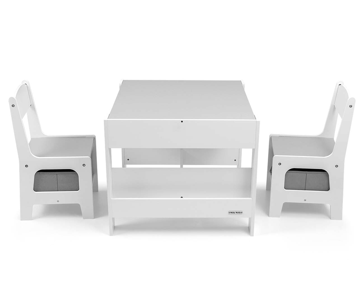 Zestaw mebli Milly Mally Stolik i dwa krzesełka Sven Biały (5488) (5901761128710) - obraz 4
