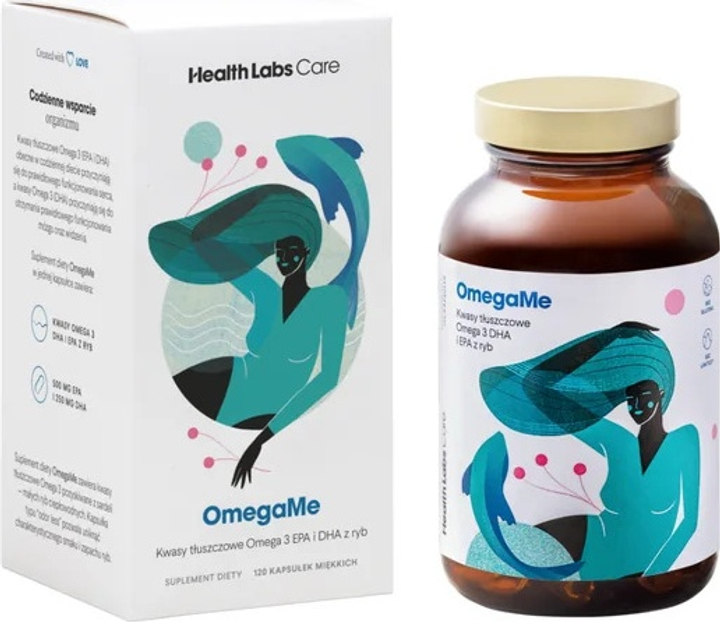 Suplement diety HealthLabs Care OmegaMe 120 kapsułek (5906146790964) - obraz 1