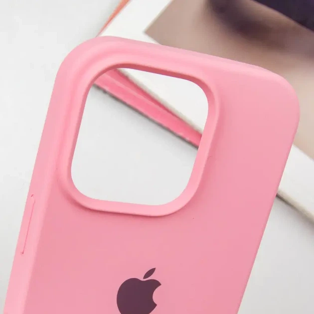 Чохол силіконовий Full Silicone Case for iPhone 13 Pro Max Pink (з закритим низом) - изображение 3