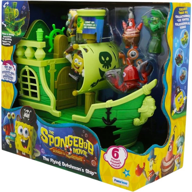 Zestaw do zabawy SpongeBob SpongeBob w filmie: W poszukiwaniu Kwadratowych Spodni Latający Holender FR73110 (021664731109) - obraz 3