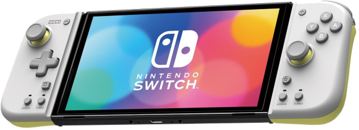 Kontroler Nintendo Switch Jasnoszary - Yellow (0810050911290) (955555911927109) - Outlet - obraz 1