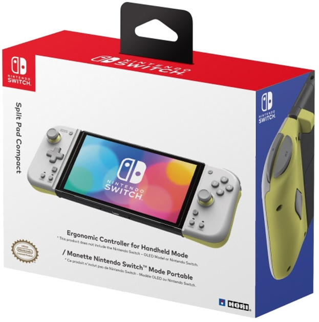 Kontroler Nintendo Switch Jasnoszary - Yellow (0810050911290) (955555911927109) - Outlet - obraz 6