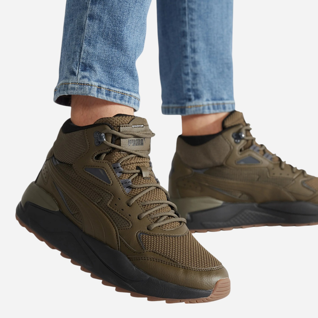 Trzewiki męskie Puma X-RAY Speed Mid WTR 385869-03 41 (7.5UK) 26.5 cm Zielone (4065449689700) (955555906647308) - Outlet - obraz 2