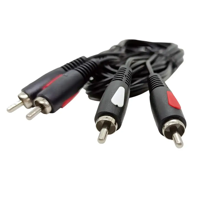 Audio - Video Инсертный Кабель Cabletech Eco-line 2RCA - 2RCA Cable 10м Black - Фото 2 Audio - Video Инсертный Кабель Cabletech Eco-line 2RCA - 2RCA Cable 10м Black - изображение 2