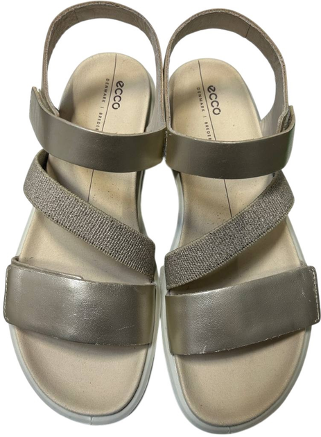 Sandały damskie skórzane ECCO Flowt 27371301688 37 Złociste (194891389716) (955555905207419) - Outlet - obraz 2