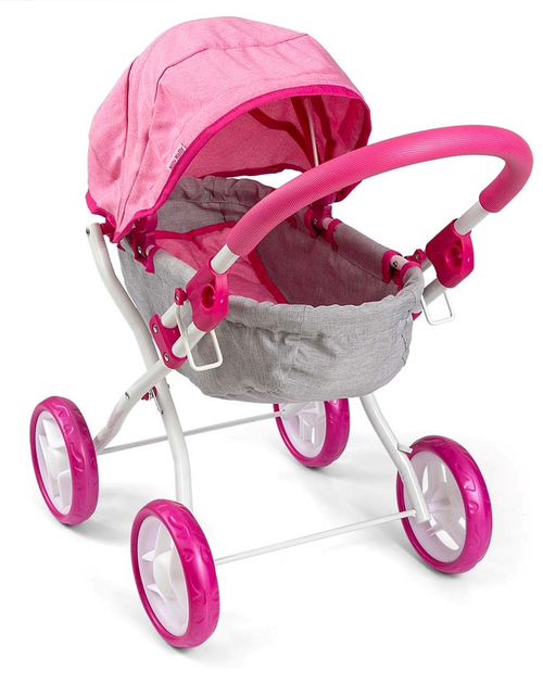 Коляска для ляльок Milly Mally Dori Prestige рожева 2718 (5901761124903) - зображення 1