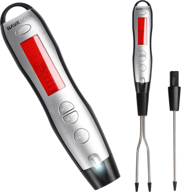 Кухонний термометр Nava Acer електронний з виделкою і щупом 37.4 см (5205746175486) - зображення 2