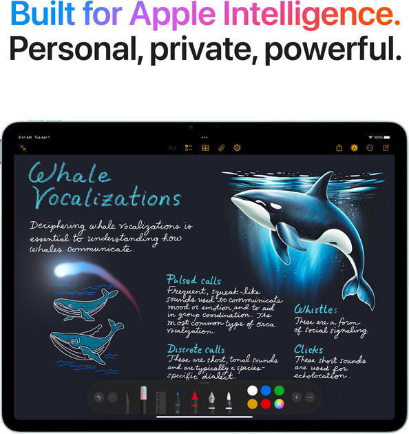 Планшет Apple iPad Air 13" M3 2025 Wi-Fi + Cellular 512GB Blue (MCJA4) - зображення 5