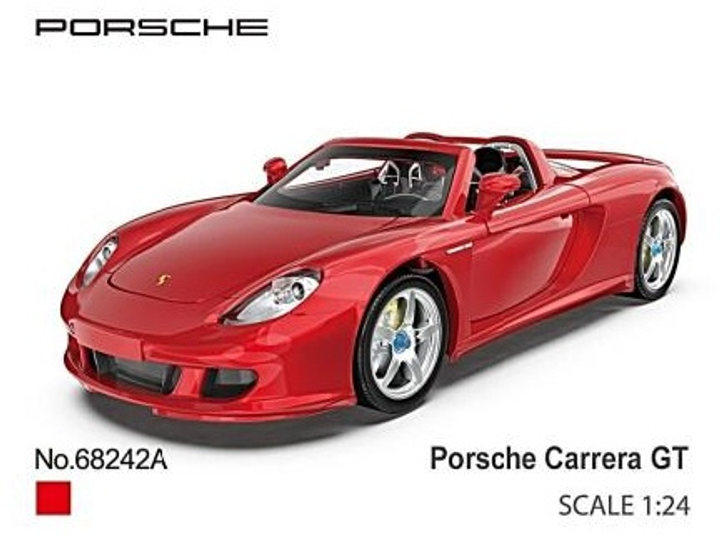 Model metalowy MSZ Porsche Carrera GT skala 1:24 68242A (4897071920032) - obraz 2