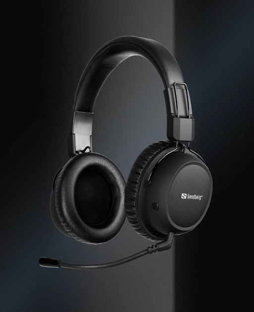 Słuchawki Sandberg FlexMic Wireless Black (5705730126369) - obraz 7