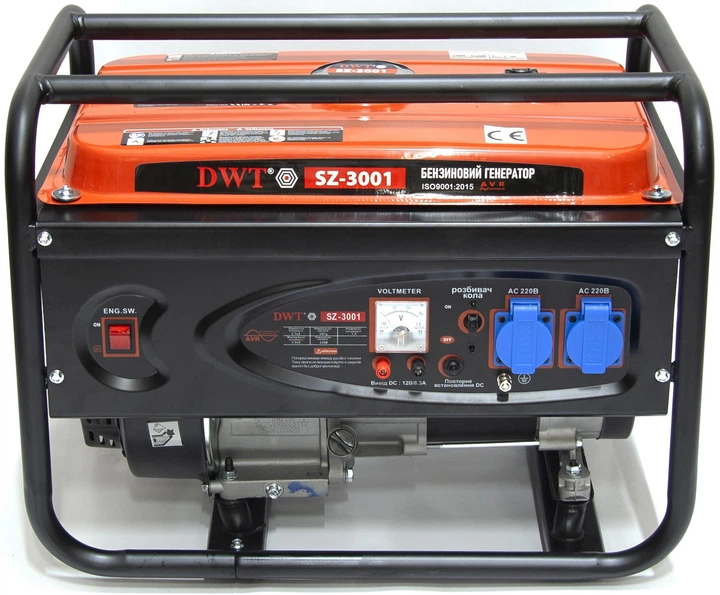 Генератор бензиновый DWT SZ-3001 2.7/3 кВт - изображение 2