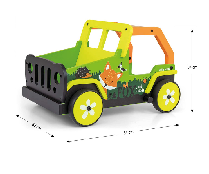 Chodzik Milly Mally Pchacz dla dzieci Explorer Lis i przyjaciele 4839 (5901761128253) - obraz 5