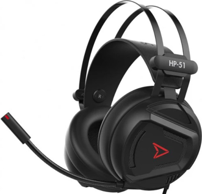 Słuchawki SteelPlay HP51 Wired Headset Black (JVAMUL00110) - obraz 2