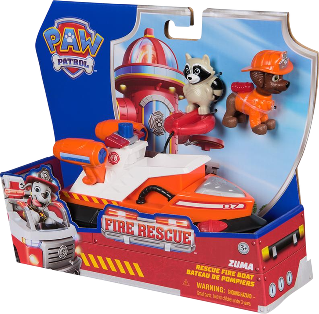 Zestaw do zabawy Paw Patrol Łódź ratownicza Zuma (SM97236/6072684) - obraz 2