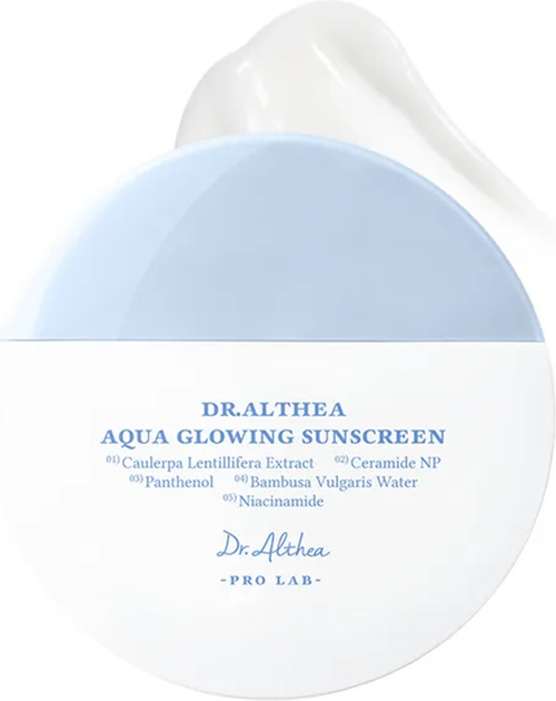 Сонцезахисний крем Dr.Althea Pro Lab Aqua Glowing Sunscreen зволожувальний Spf 50+ 45 мл (8809447255989) - зображення 1