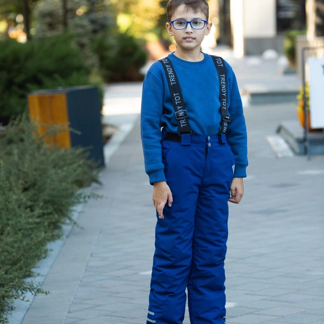 Комбінезон дитячий унісекс зі шлейками Trendy Tot 03-01537 синій 110 см (5 років) - Фото 1 Комбінезон дитячий унісекс зі шлейками Trendy Tot 03-01537 синій 110 см (5 років) - изображение 1