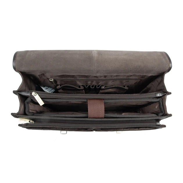 Портфель Ashwood Gareth Briefcase Brown (Коричневий) - Фото 7 Портфель Ashwood Gareth Briefcase Brown (Коричневий) - изображение 7