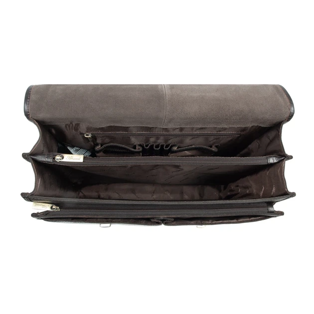 Портфель Ashwood Gareth Briefcase Brown (Коричневий) - Фото 8 Портфель Ashwood Gareth Briefcase Brown (Коричневий) - изображение 8