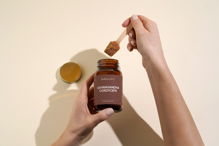 Suplement diety Natu.Care Ashwagandha & Cordyceps 60 g (5906630601103) - obraz 4